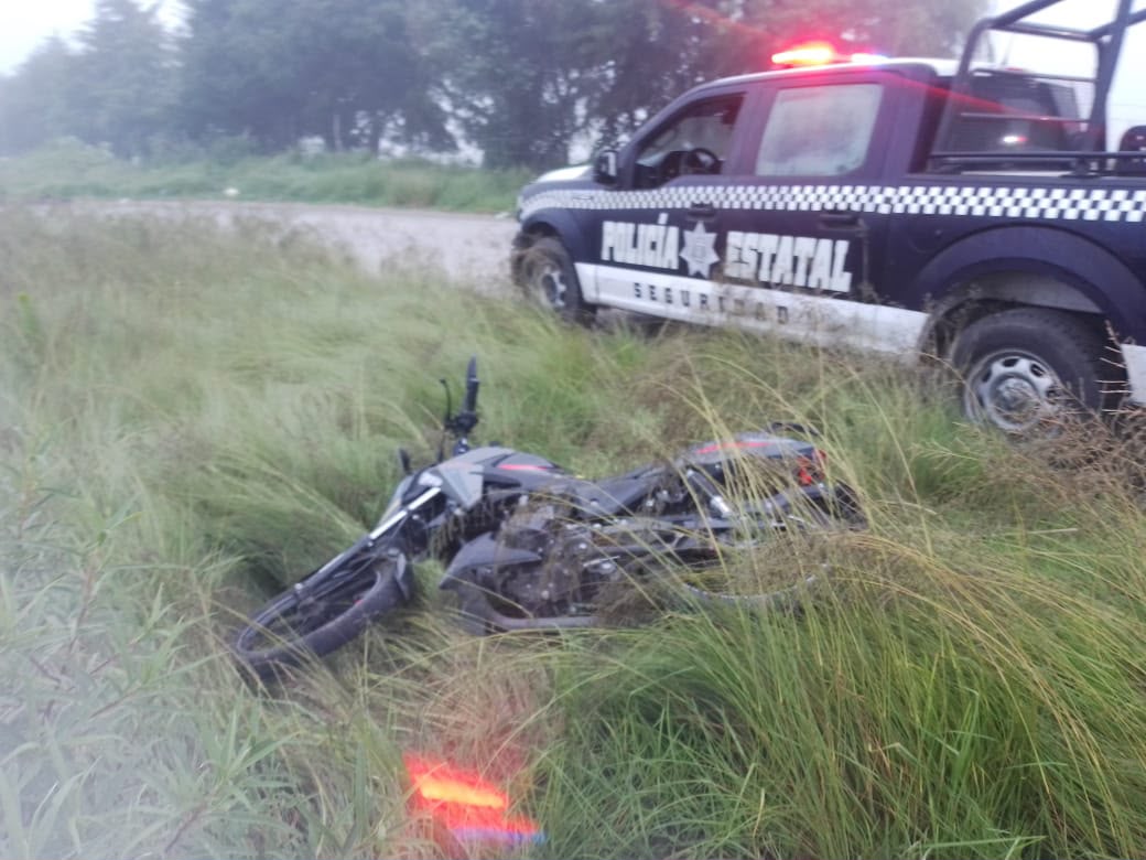 Acción coordinada entre corporaciones facilita el aseguramiento de motocicleta con reporte de robo en Huamantla